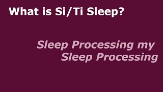 What is ST Sleep [upl. by Thom]