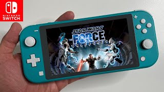 Star Wars The Force Unleashed Nintendo Switch LITE Gameplay [upl. by Atteve]