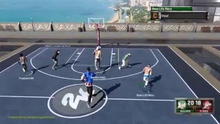 NBA 2K16 MyPARK  First Game at Rivet City New Park  Road to LEGEND 3 [upl. by Iatnohs]