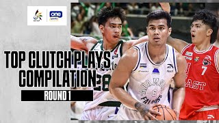 CLUTCH MOMENTS  HIGHLIGHTS  UAAP SEASON 87 MEN’S BASKETBALL ROUND 1 [upl. by Ilellan]