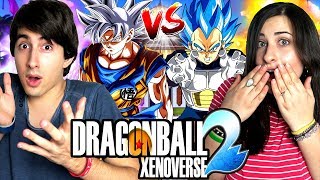 ULTRA ISTINTO vs SSJ BLUE GIOSEPH vs FRANCESCA Dragon Ball Xenoverse 2 Gameplay ITA [upl. by Nahem495]