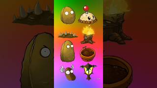 La Mejor Planta De Cada Color En PVZ 🌱🟤 shorts [upl. by Rojam]