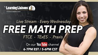 Free Math Prep Wednesdays  Hot Topics Math FTCE TExES Praxis amp MTTC  November 15 2023 [upl. by Dole382]