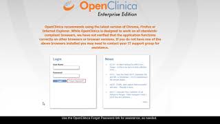 Accessing OpenClinica [upl. by Bev]