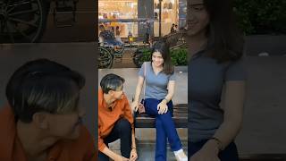 Geez he smiled at me😍 prank couple viralvideo funny [upl. by Mychal]