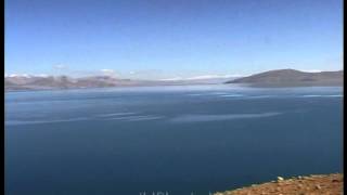 Mansarovar Lake with Mount Kailash in Tibet [upl. by Jard]