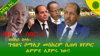 Alemneh Wasse ግበፅና ሶማሊያ መስከረም ሲጠባ የጦር ልምምድ ሊጀምሩ ነው [upl. by Ahsaeyt]