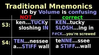 S3 S4 Unconfusing Mnemonics KentuckyTennesse  a STIFF wall SLOSHing in [upl. by Mandel]