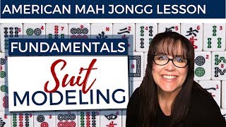 American Mah Jongg Lesson Fundamentals 4 Suit Modeling mock card [upl. by Zeus337]