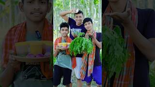 Moringa Leaves Snacks Recipe  Bengali Traditional Sojne Pata Pakora shortvideo [upl. by Jessey]