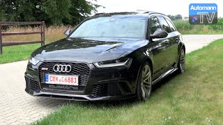 2015 Audi RS6 Facelift 560hp  DRIVE amp SOUND 60FPS [upl. by Inamik]