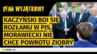 Kaczyński boi się rozłamu w PiS Morawiecki nie chce powrotu Ziobry Koalicja ma już swoje TKM [upl. by Arries676]