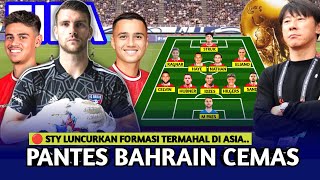 SEMUA GIRANG MELIHAT INI FORMASI TIMNAS INDONESIA VS BAHRAIN ROUND KE 3 PIALA DUNIA 2026 [upl. by Bullis467]