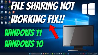 How To Fix File Sharing Not Working Problem in Windows 11 [upl. by Nyleve]