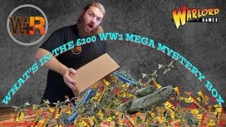 UNBOXING The Warlord Games 2024 WW2 MEGA Mystery Box [upl. by Yajet135]