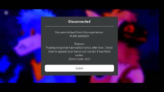I have been Banned from FURANA on Roblox Bru banned roblox robloxfuracabanned [upl. by Ssirk]