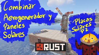 Sistema eléctrico con placas solares y aerogenerador combinados en Rust [upl. by Kciremed]