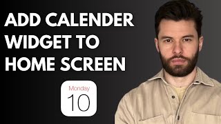 Add a Calendar Widget to Your Home Screen Stay Organized [upl. by Ahsinar150]