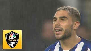 Neal Maupay converts penalty to equalize for Brighton v Everton  Premier League  NBC Sports [upl. by Annaitsirhc446]