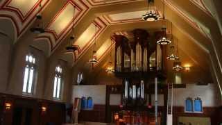 TIMELAPSE The new organ is assembled in Alumni Hall [upl. by Akins]