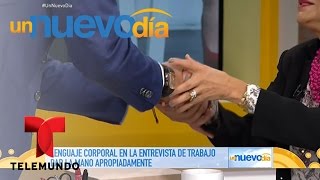 El lenguaje corporal puede arruinar tu vida laboral  Un Nuevo Día  Telemundo [upl. by Atela]