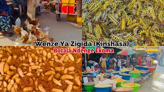 Découvrons Le Marché Zigida à Kinshasa [upl. by Naerol]