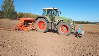 Sound Pur Fendt 916 am Wintergerste säen mit Kuhn Integra [upl. by Dranreb]