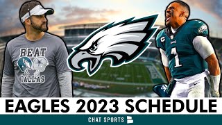 Philadelphia Eagles 2023 NFL Schedule Opponents amp Instant Analysis [upl. by Reisfield]