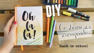 DIY Customiser son agenda Back to school [upl. by Rosenkranz]