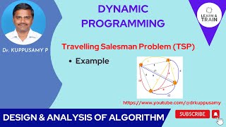 39 Travelling Salesman Problem TSP using Dynamic Programming [upl. by Ainet568]