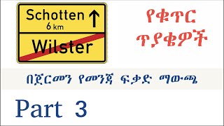 Theorieprüfung in Amharisch መንጃ ፍቃድ በአማርኛ Part 3 [upl. by Giefer]