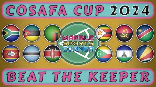 COSAFA Cup 2024  Beat The Keeper  Marble Race [upl. by Akirret]