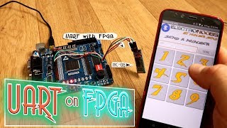 UART amp FPGA Bluetooth connection  Road to FPGAs 104 [upl. by Khano856]