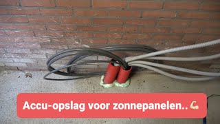 Plaatsen 38 zonnepanelen  SolarEdge hybride omvormer  92kwh accus met backup interface deel 2 [upl. by Nythsa]