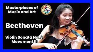 Ludwig van Beethoven Violin Sonata No 3 in Eflat Major Op 12 No 3 Mov III [upl. by Norrag]