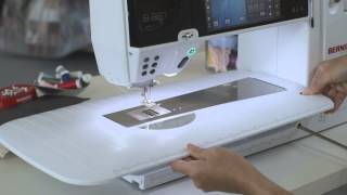 BERNINA 880 first steps how to thread and prepare for sewing [upl. by Rudd490]