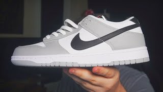 Nike Dunk quotLottery Grey Fogquot Review  DHGate Shoes Review  Is DHGate a SCAM [upl. by Amees]