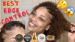 Top 5 recommended Best Edge Controls for CurlyNatural Hair [upl. by Idnek]