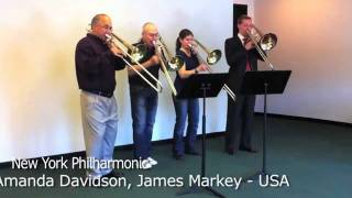 YouTube quotA SONG FOR JAPANquot by trombonists from all over the world [upl. by Dulcia]