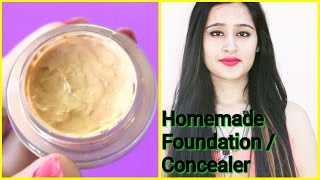 DIY CONCEALERFOUNDATION in 2 Easy Steps  Fair Skin amp Full Coverage [upl. by Levon615]