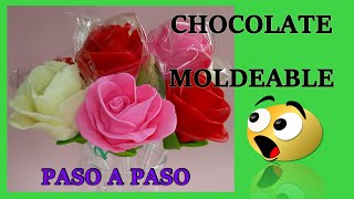 🔴Como Hacer CHOCOLATE PARA MOLDEAR 🌹😱 Chocolate Plástico Chocolate Moldeable [upl. by Tiny]