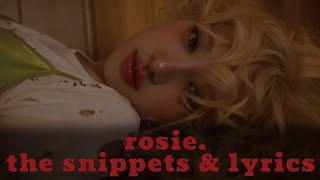 Rosé  quotRosie ♥︎quot Snippets amp lyrics [upl. by Griswold]