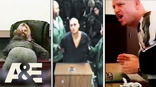 Court Cam Top 5 Most Shocking Outbursts  AampE [upl. by Nealey213]