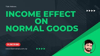 Income Effect on Normal GoodsNRB OfficerMA EconomicsBBSBBABBM Microeconomics [upl. by Anivas]