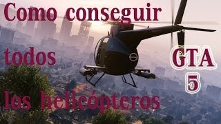 GTA 5  HELICOPTEROS Y SUS UBICACIONES [upl. by Veal]