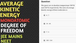 NEET AND JEE MAINS PHYSICS  KINETIC THEORY OF GASES [upl. by Adnahsat538]