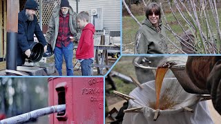 Making Cane Syrup on a Backyard Scale with Danny and Wanda From Growing Cane to Finished Syrup [upl. by Aiceila]