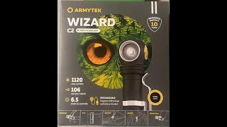 ARMYTEK WIZARD C2 MULTI FLASHLIGHT [upl. by Rene413]