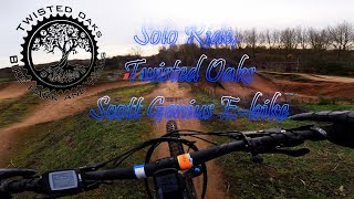 Muddy Winter ride at Twisted Oaks bike park on the Scott Genius EBike [upl. by Allimac]