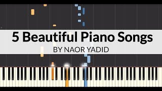 5 Beautiful Piano Songs Piano Tutorial [upl. by Dempstor]